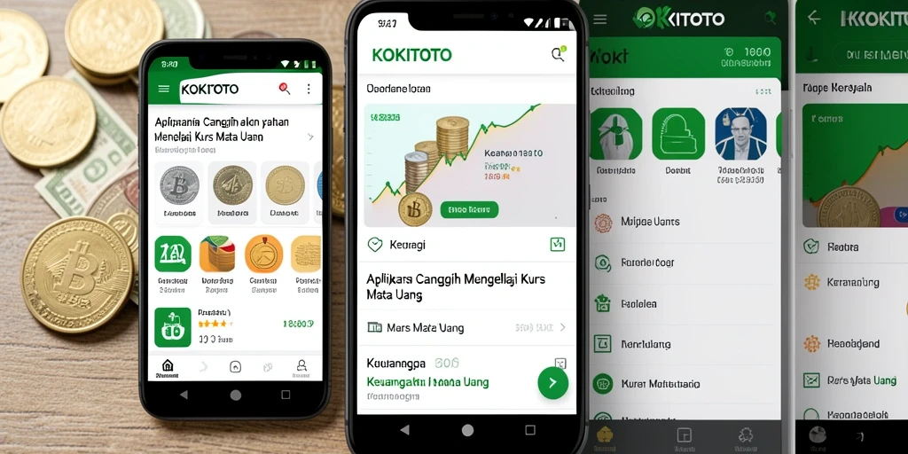 Tampilan antarmuka KOKITOTO yang intuitif dan informatif.